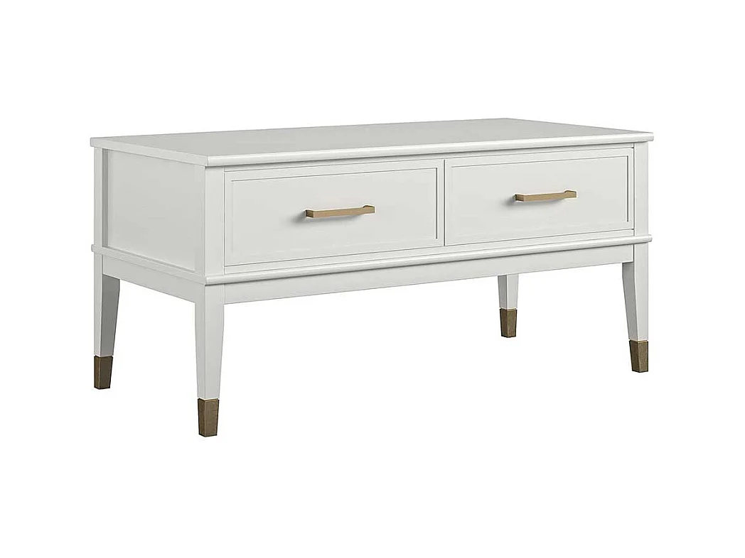 Couchtisch Platte hochklappbar im Landhausstil 106 cm breit