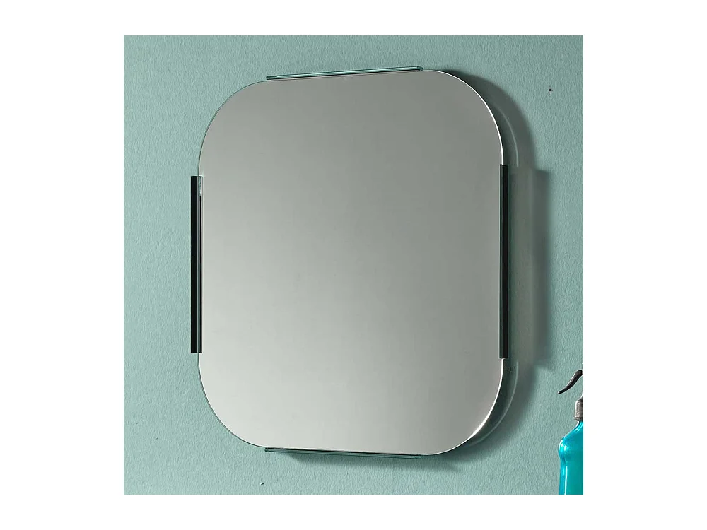 Wandspiegel mit Glasrahmen Retrostil