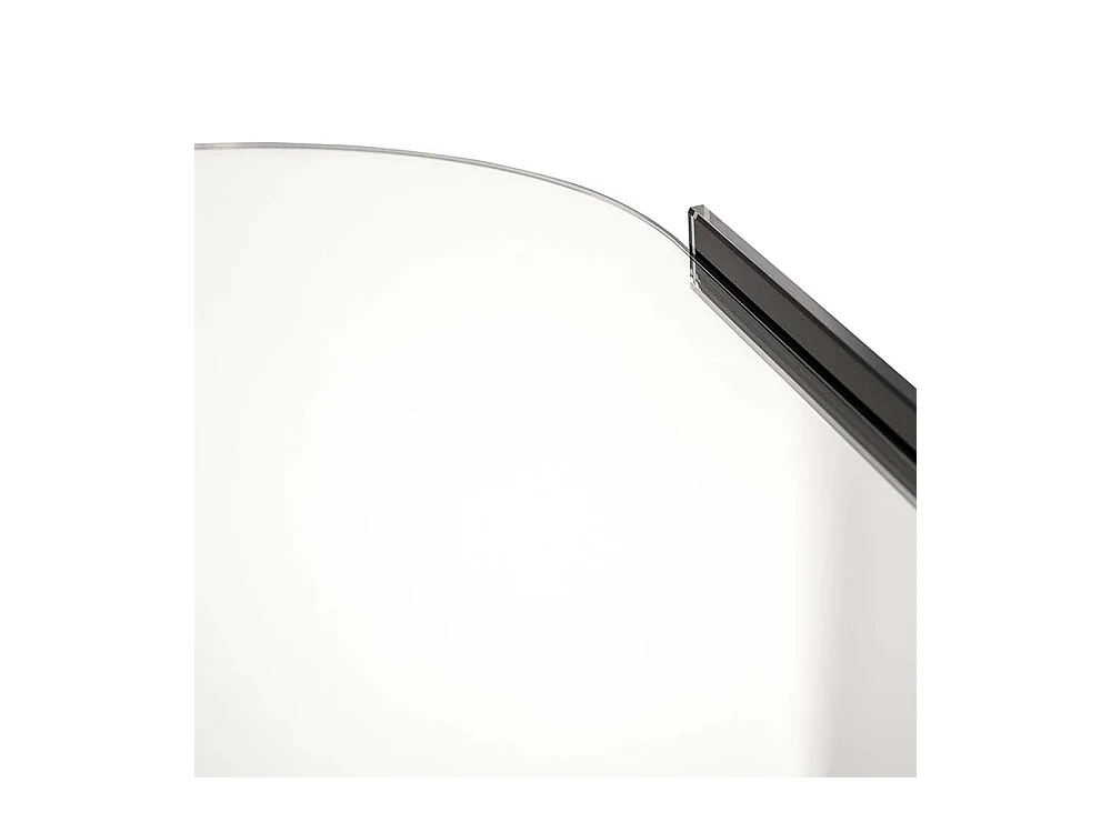 Wandspiegel mit Glasrahmen Retrostil