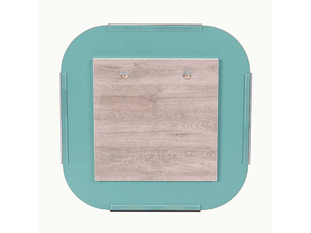 Wandspiegel mit Glasrahmen Retrostil