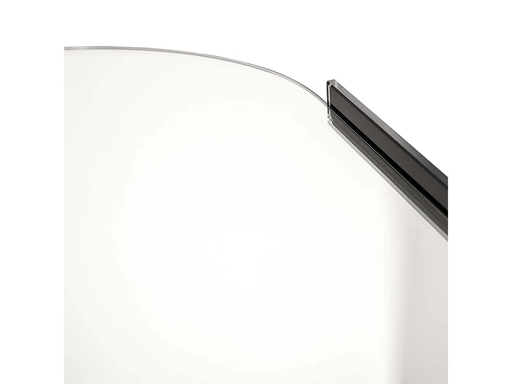 Wandspiegel mit Glasrahmen Retrostil