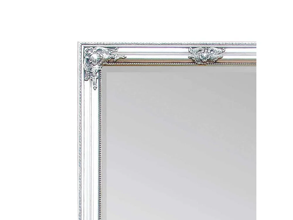 Barock Spiegel in Silber Holzrahmen