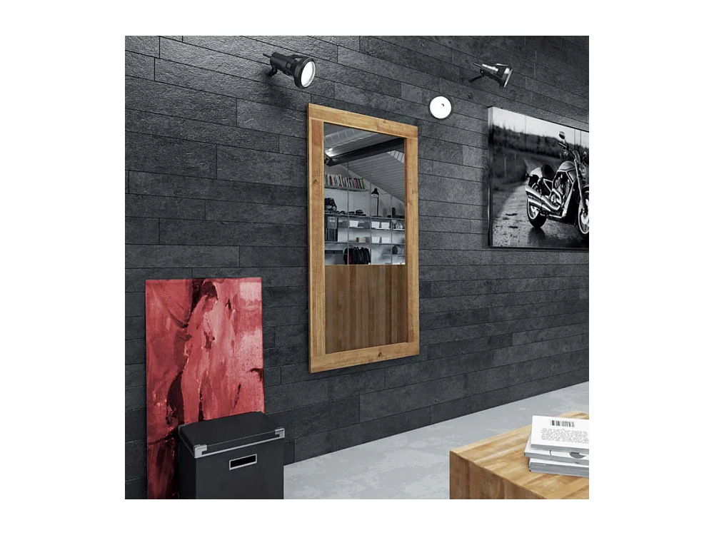 Flurspiegel aus Wildeiche Massivholz natur geölt