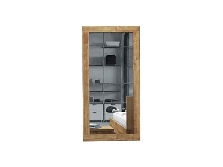 Flurspiegel aus Wildeiche Massivholz natur geölt