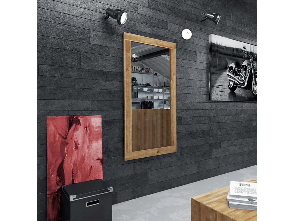 Flurspiegel aus Wildeiche Massivholz natur geölt