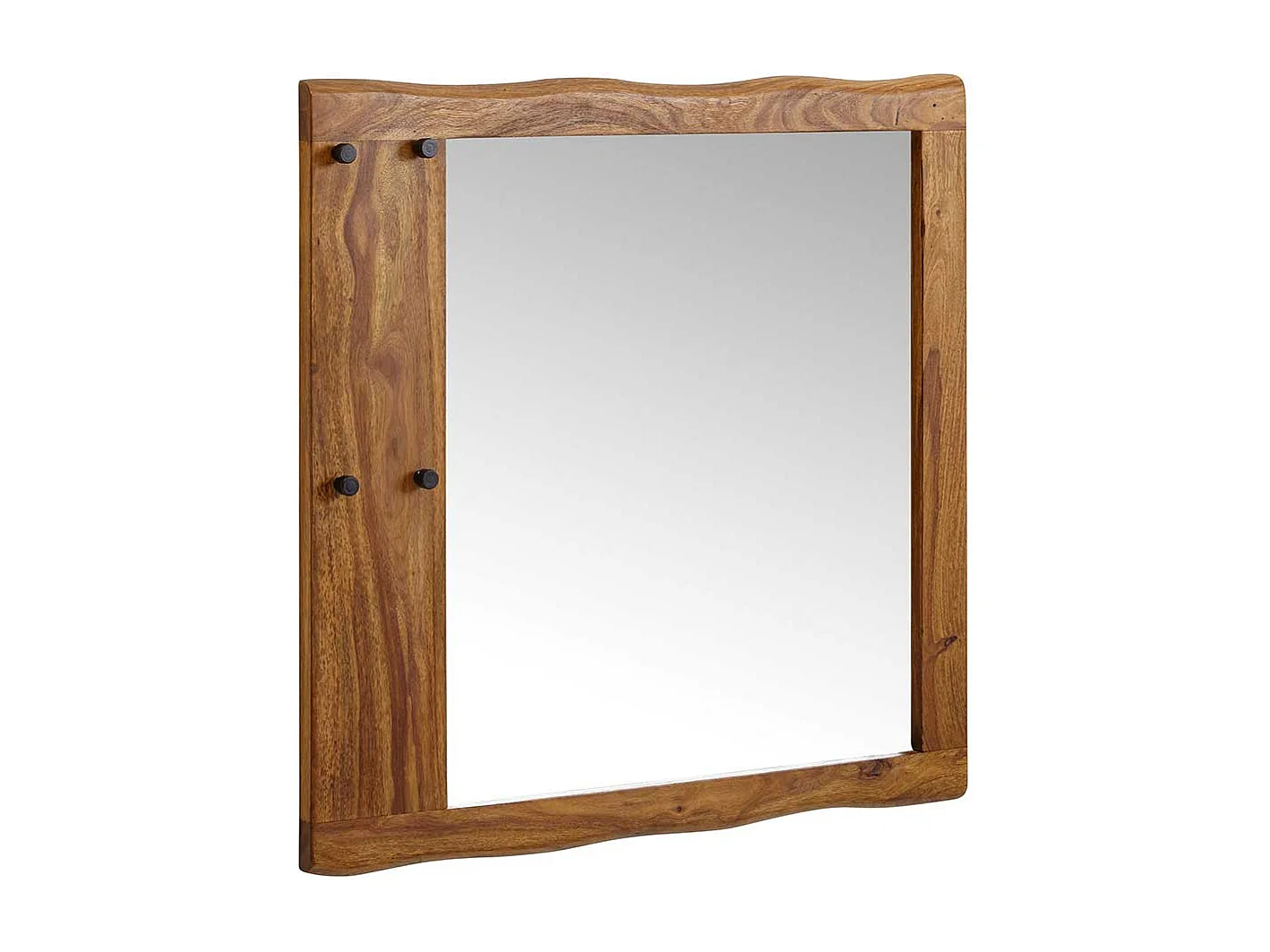 Baumkanten Spiegel im rustikalen Stil die Wandmontage