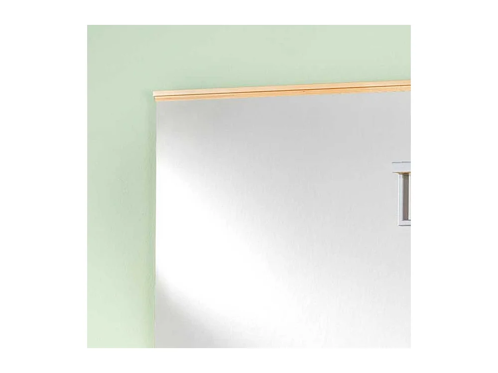 Garderobenspiegel aus Kernbuche massiv Quadratisch