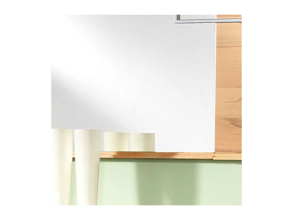 Garderobenspiegel aus Kernbuche massiv Quadratisch