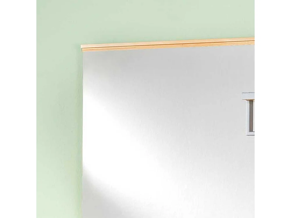 Garderobenspiegel aus Kernbuche massiv Quadratisch