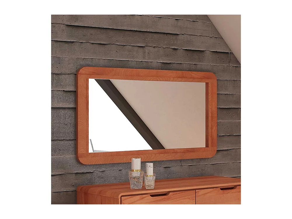 Dielenspiegel mit Holzrahmen modern