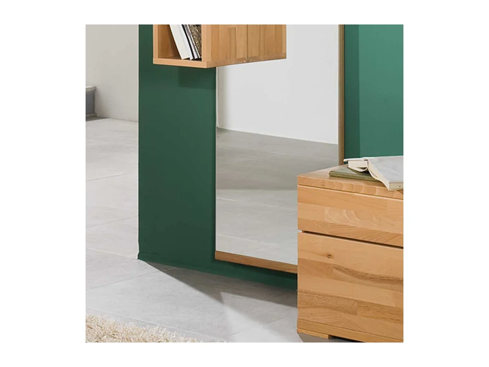Spiegel mit Regal Kernbuche Massivholz