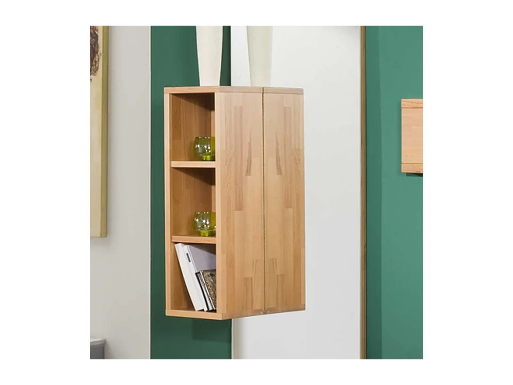 Spiegel mit Regal Kernbuche Massivholz