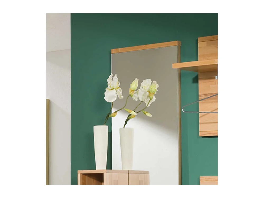 Spiegel mit Regal Kernbuche Massivholz