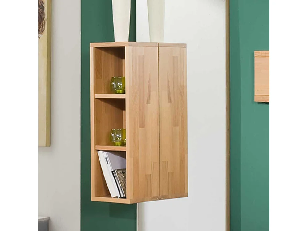 Spiegel mit Regal Kernbuche Massivholz