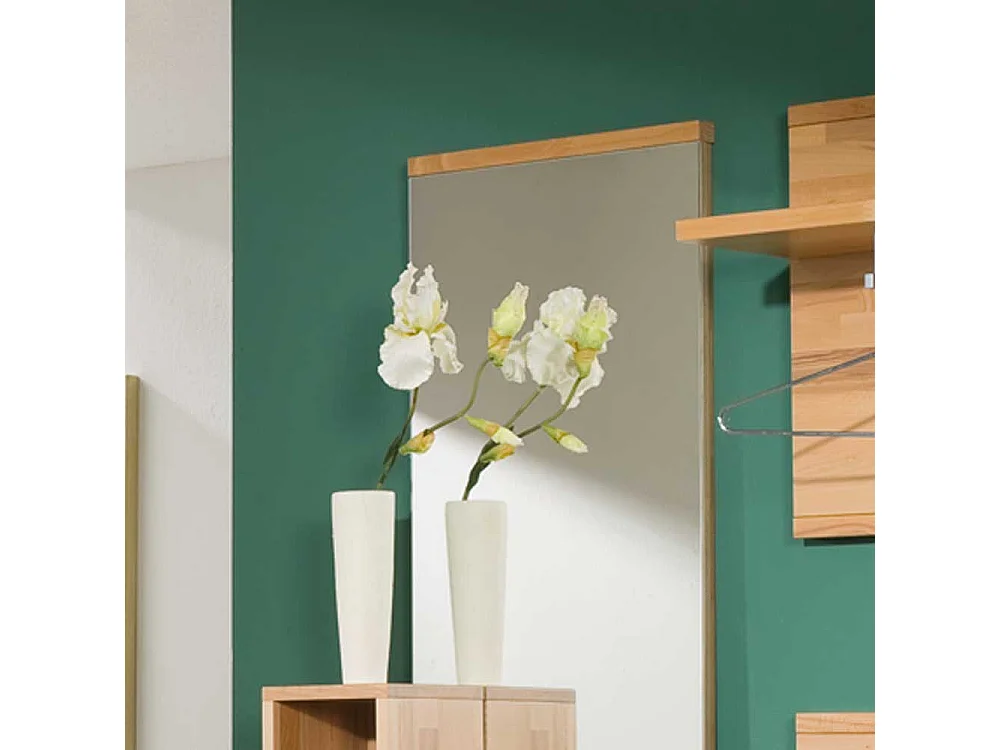 Spiegel mit Regal Kernbuche Massivholz