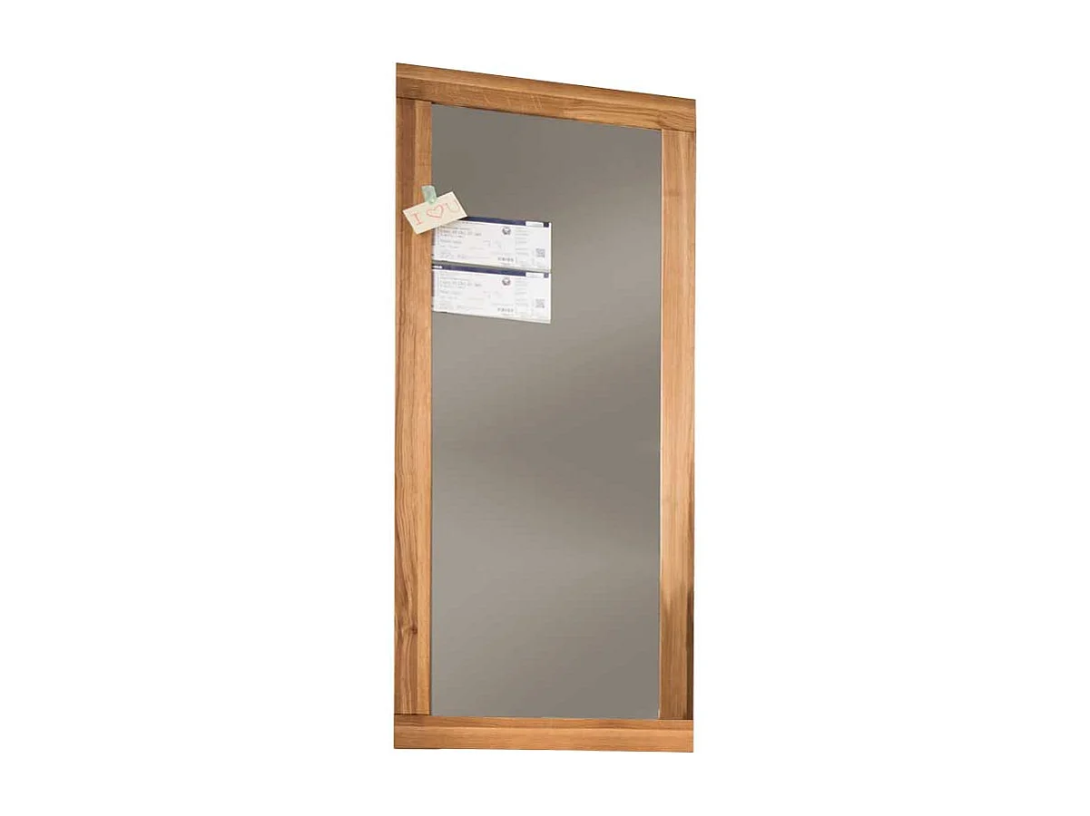 Garderobenspiegel aus Wildeiche Massivholz 50 cm breit