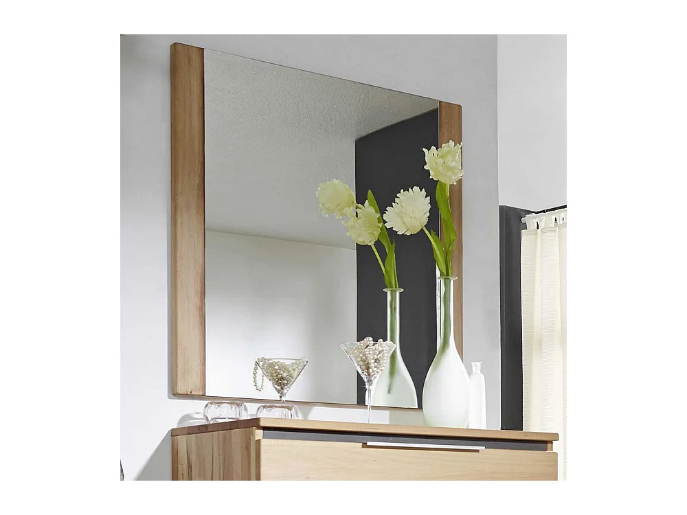 Garderobenspiegel aus Kernbuche massiv 80 cm