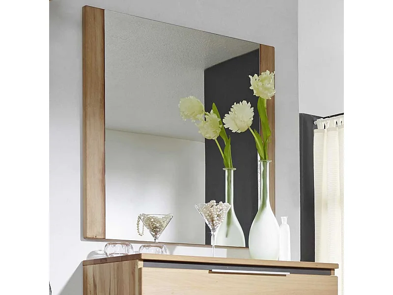 Garderobenspiegel aus Kernbuche massiv 80 cm