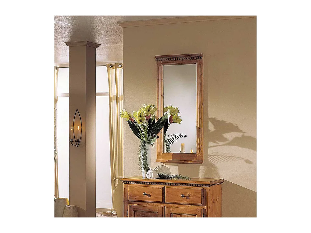 Flurspiegel aus Fichte Massivholz Landhaus Design