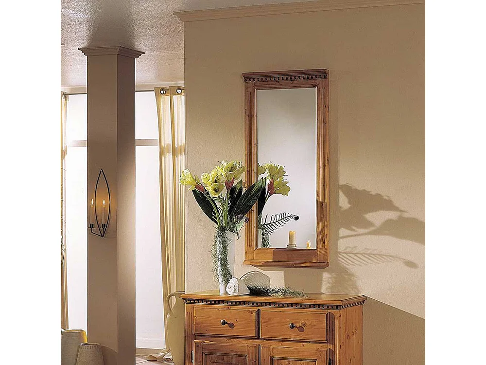 Flurspiegel aus Fichte Massivholz Landhaus Design