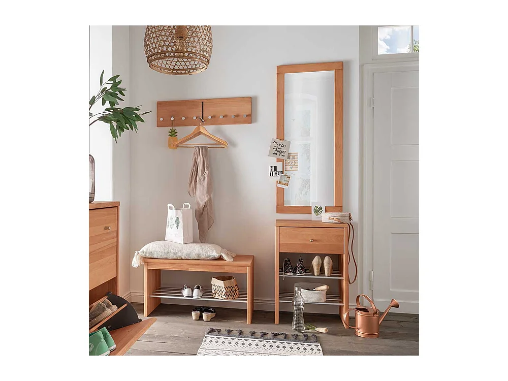 Spiegel aus Buche Massivholz Spiegelglas