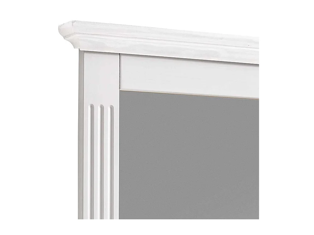 Wandspiegel in Weiß Kiefer massiv Landhausstil