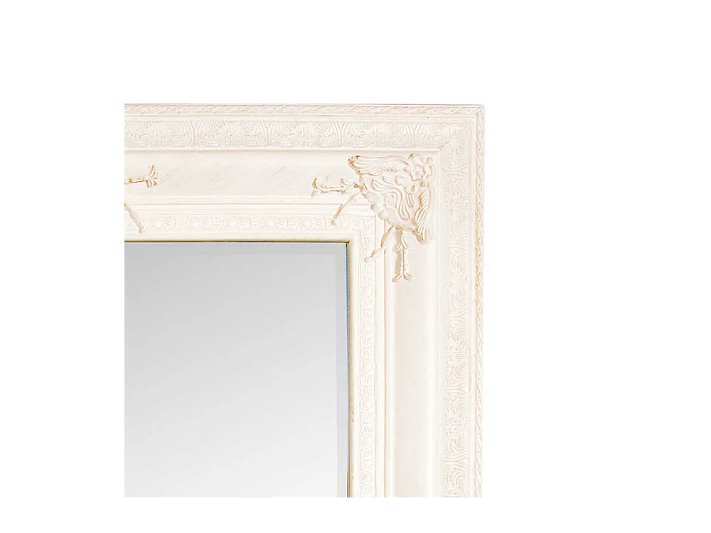 Wandspiegel im Barock Design Weiß