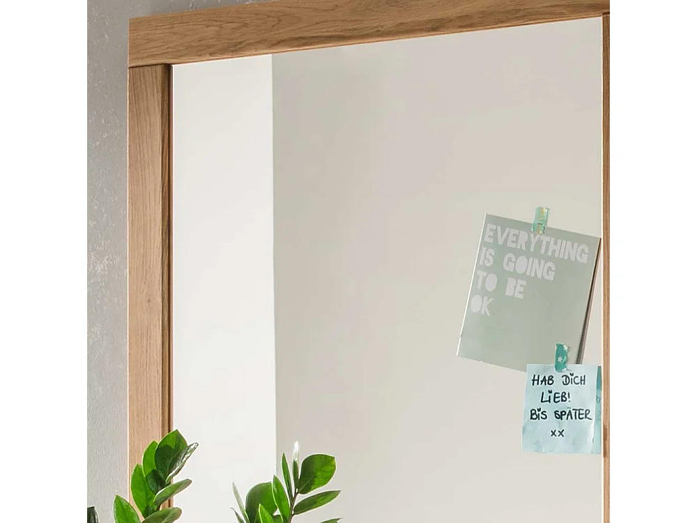 Wandspiegel aus Eiche Massivholz 70 cm breit