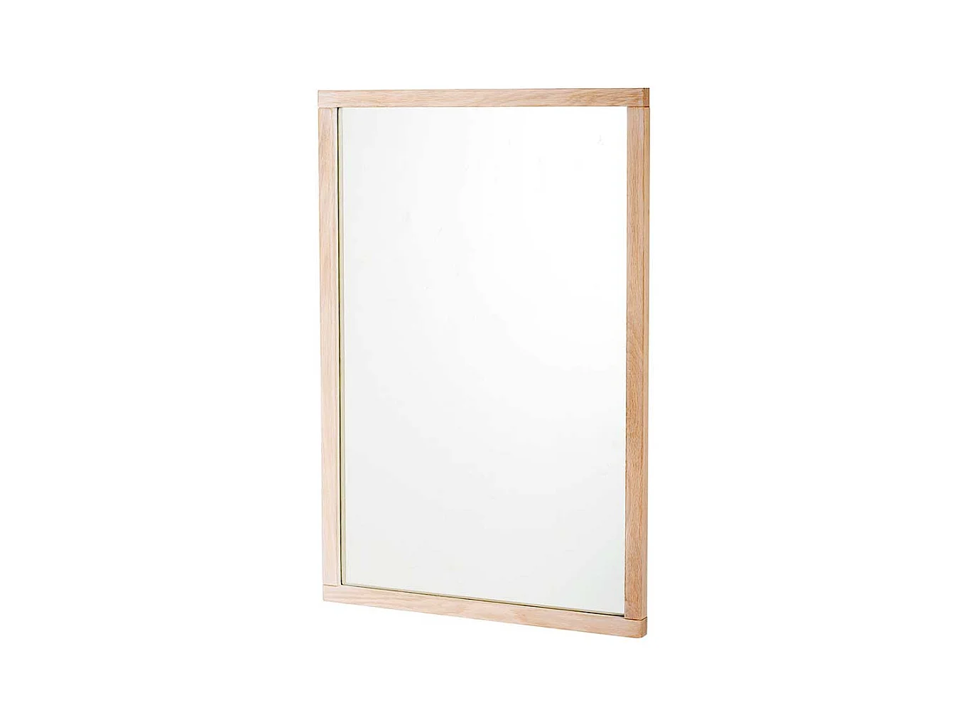 Schlafzimmerspiegel für die Wandmontage Holz White Wash