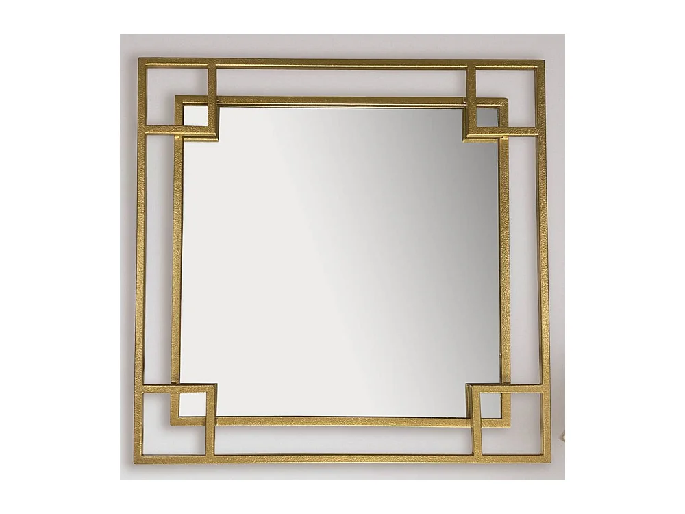 Wandspiegel Flurspiegel in Goldfarben mit Metallrahmen