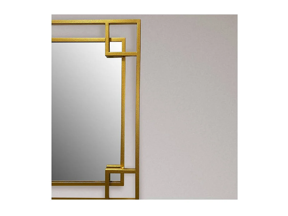 Wandspiegel Flurspiegel in Goldfarben mit Metallrahmen