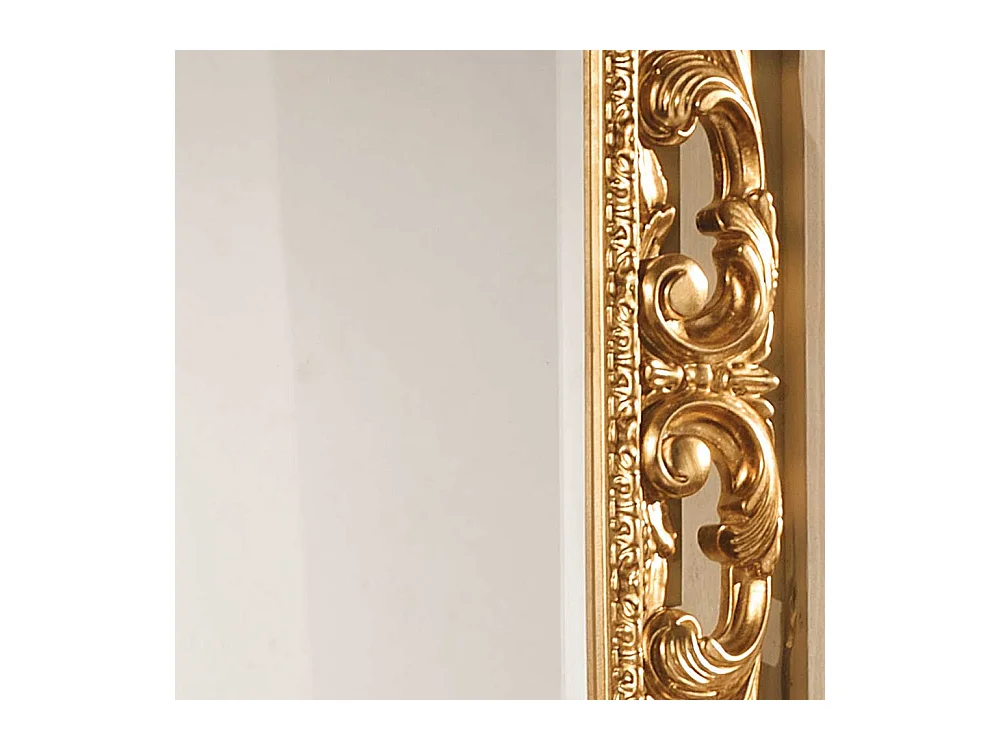 Flurspiegel in Goldfarben 95 cm hoch