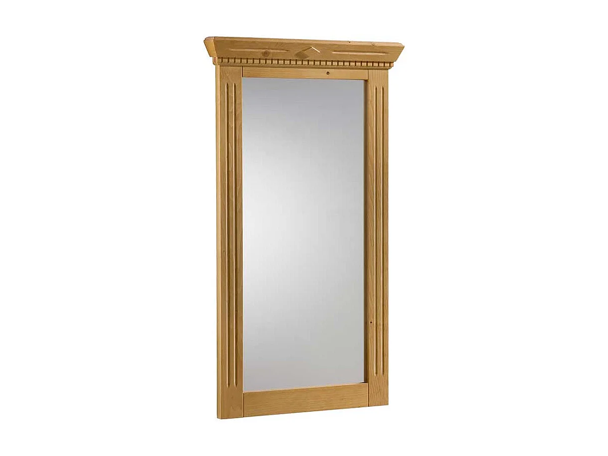 Garderobenspiegel aus Fichte massiv lackiert Landhaus