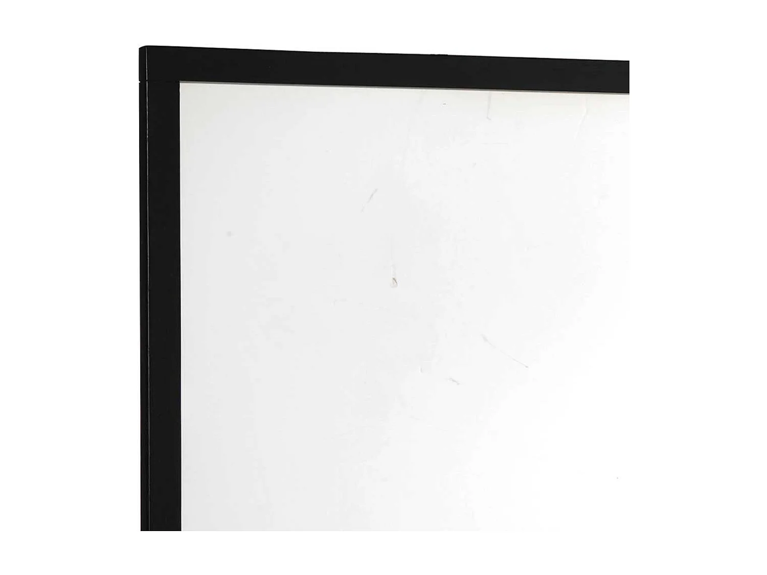 Schwarzer Garderoben Spiegel 60 cm breit die Wandmontage