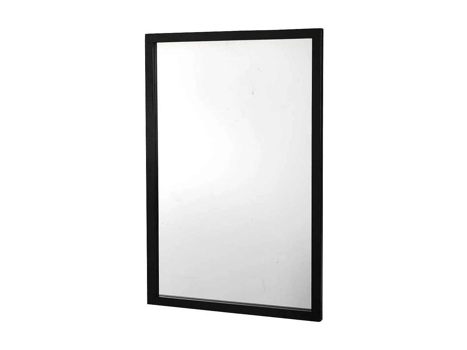 Schwarzer Garderoben Spiegel 60 cm breit die Wandmontage