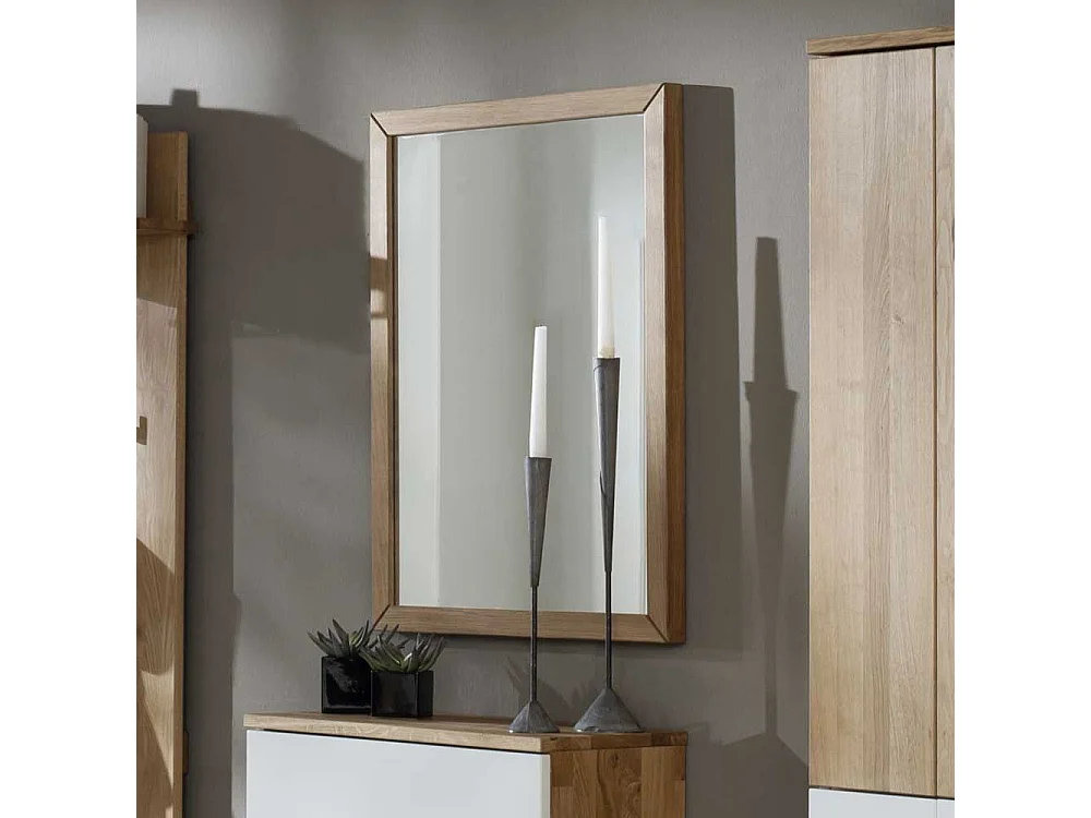 Flurspiegel aus Wildeiche Massivholz 60 cm