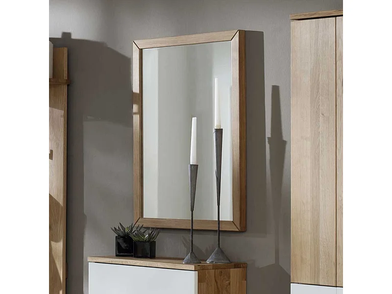 Flurspiegel aus Wildeiche Massivholz 60 cm