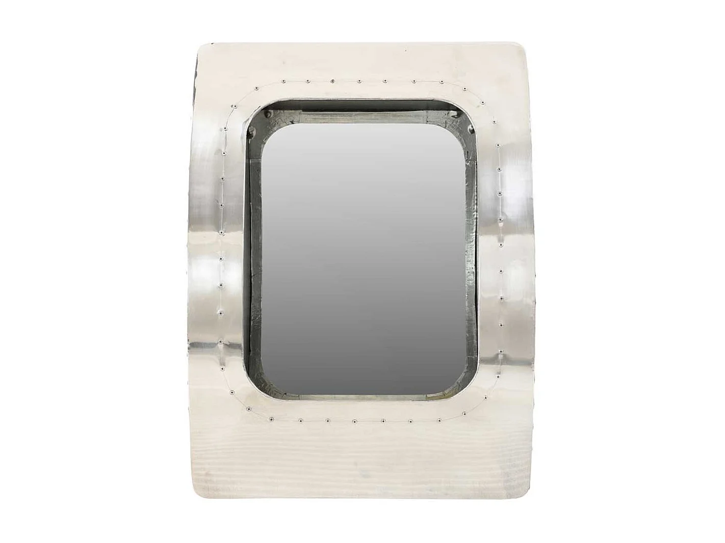 Industry Design Spiegel in Silberfarben Aluminum beschlagen