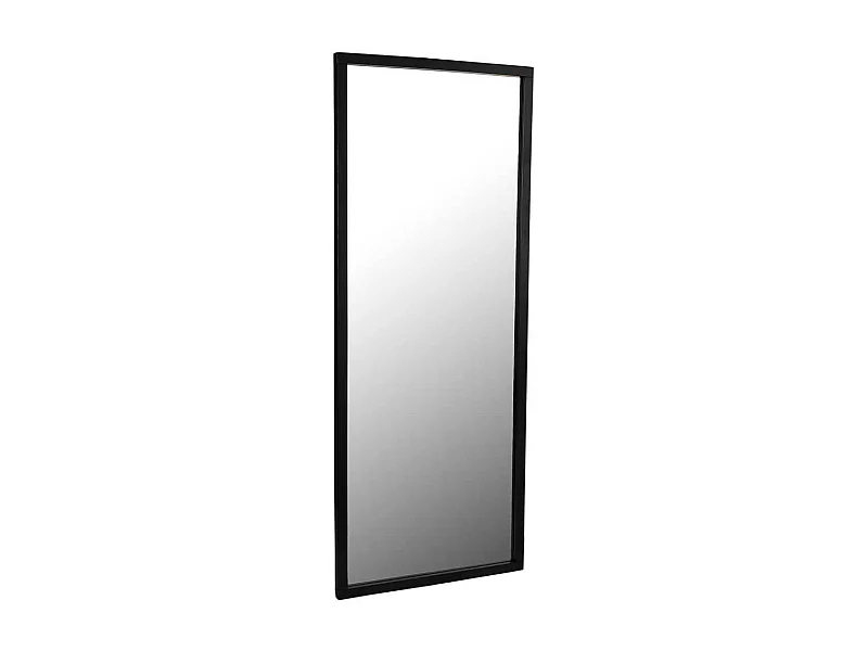 Schwarzer Garderoben Spiegel 60 cm breit die Wandmontage