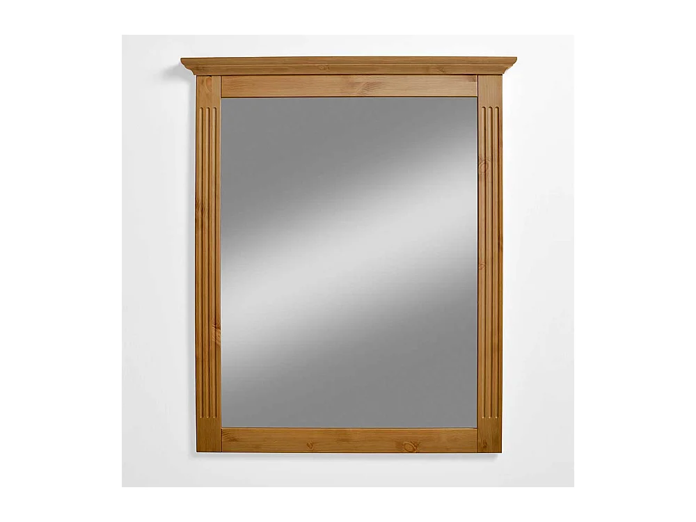 Kiefer Wandspiegel im Landhausstil massiv