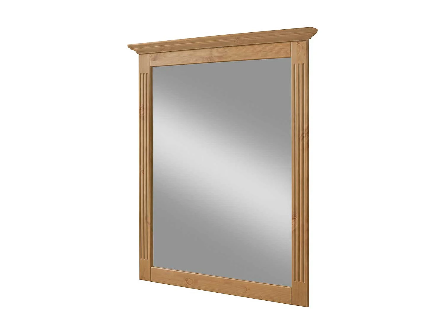 Kiefer Wandspiegel im Landhausstil massiv