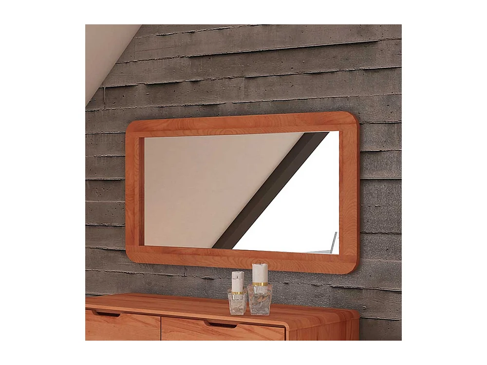 Dielenspiegel mit Holzrahmen modern