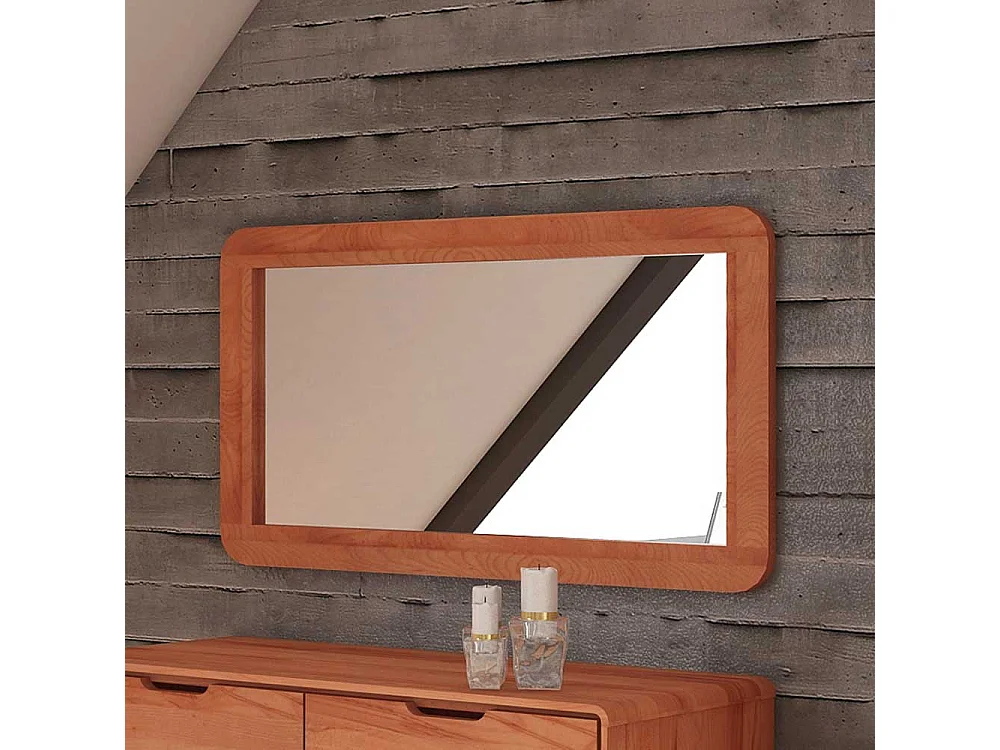 Dielenspiegel mit Holzrahmen modern