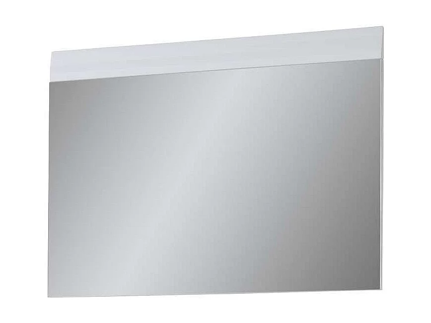 Wandspiegel in Weiß Hochglanz 90 cm breit
