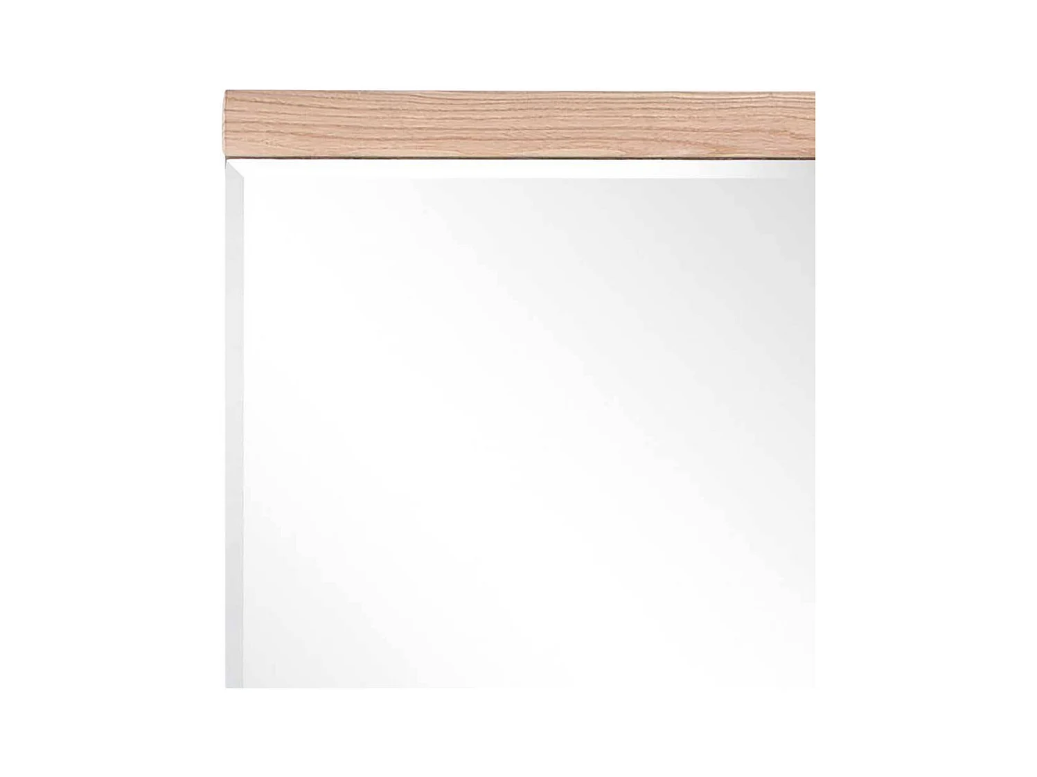 Garderoben Spiegel mit Holzrahmen Eschefarben