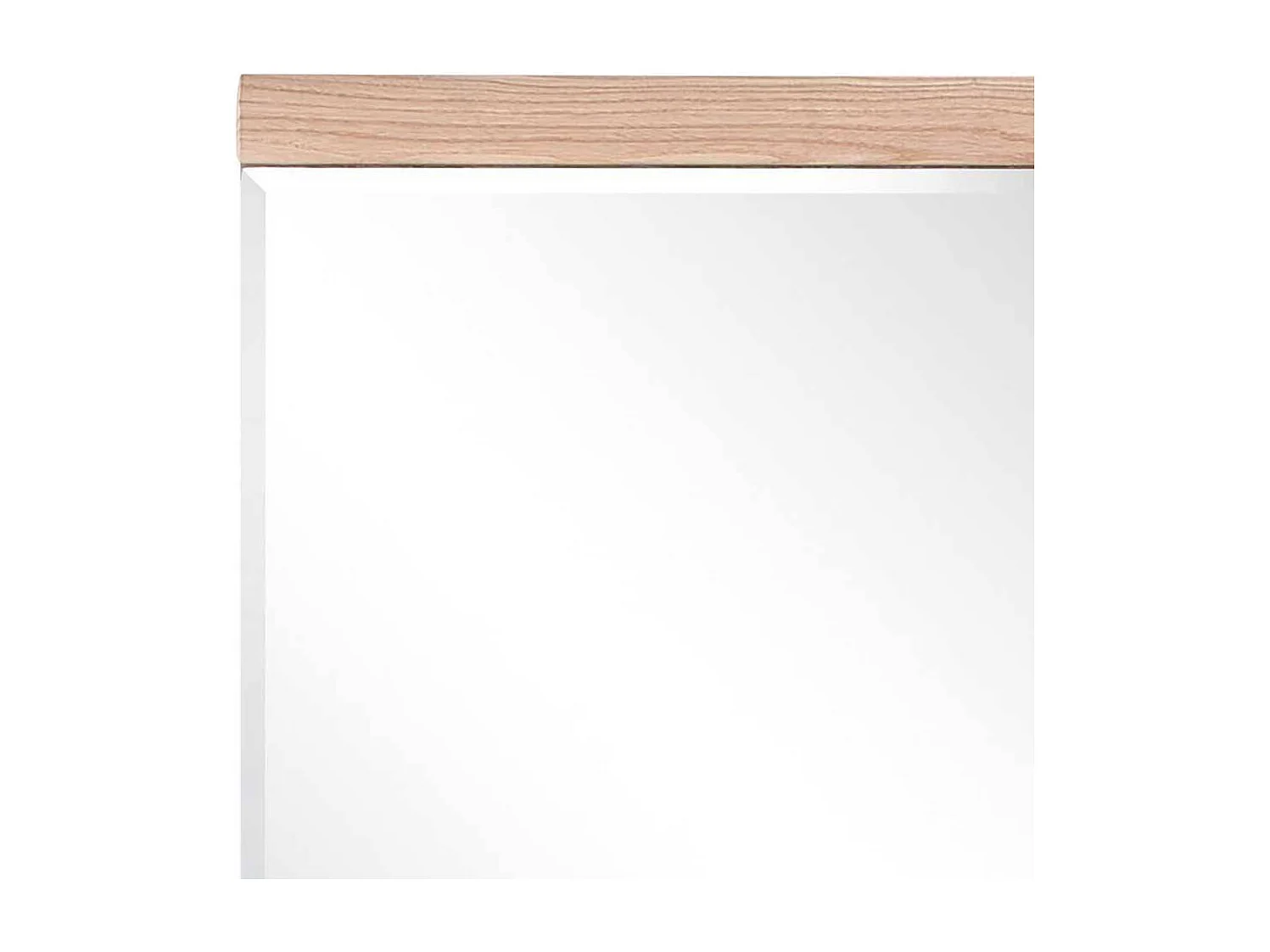 Garderoben Spiegel mit Holzrahmen Eschefarben