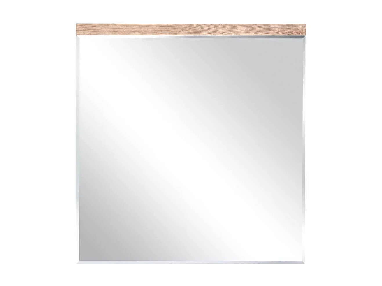 Garderoben Spiegel mit Holzrahmen Eschefarben