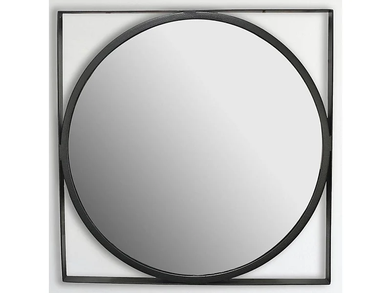 Wandspiegel Glasspiegel mit Metallrahmen für die Wandmontage