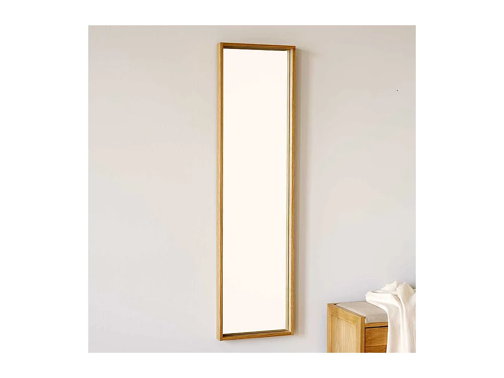 Garderoben Spiegel hängend in Eichefarben 150 cm hoch - 40 cm breit