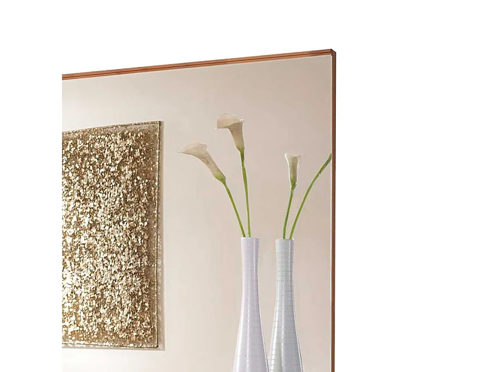 Garderobenspiegel mit Ablage Kernbuche Massivholz